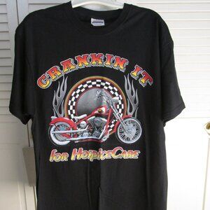 Iron Horse T-shirt Crank It for Hospice Care 2008 - Large